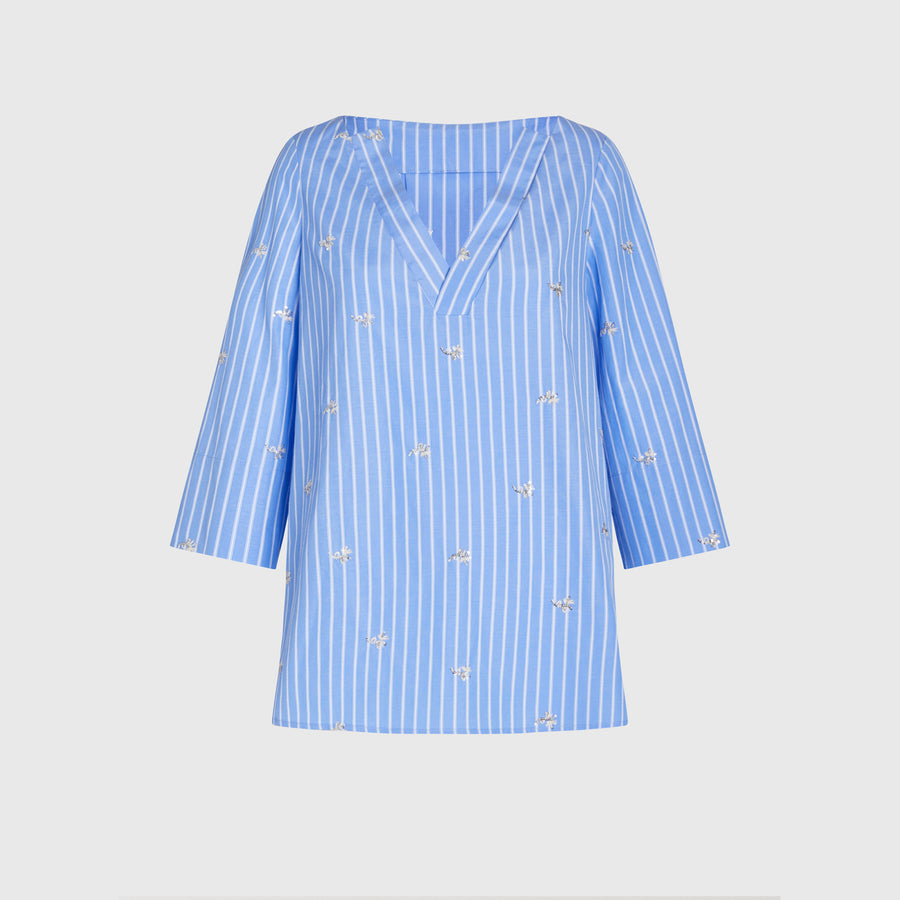 CAMICIA GENZIANA
